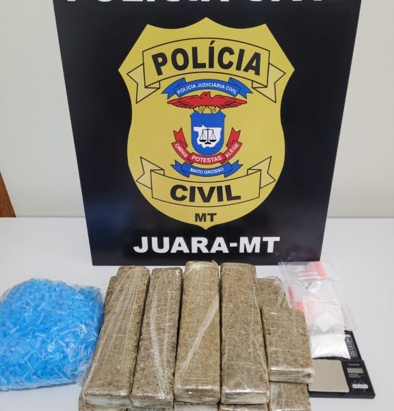 policia-civil-apreende-grande-quantidade-de-droga-e-desarticula-grupo-voltado-para-o-trafico-em-juara