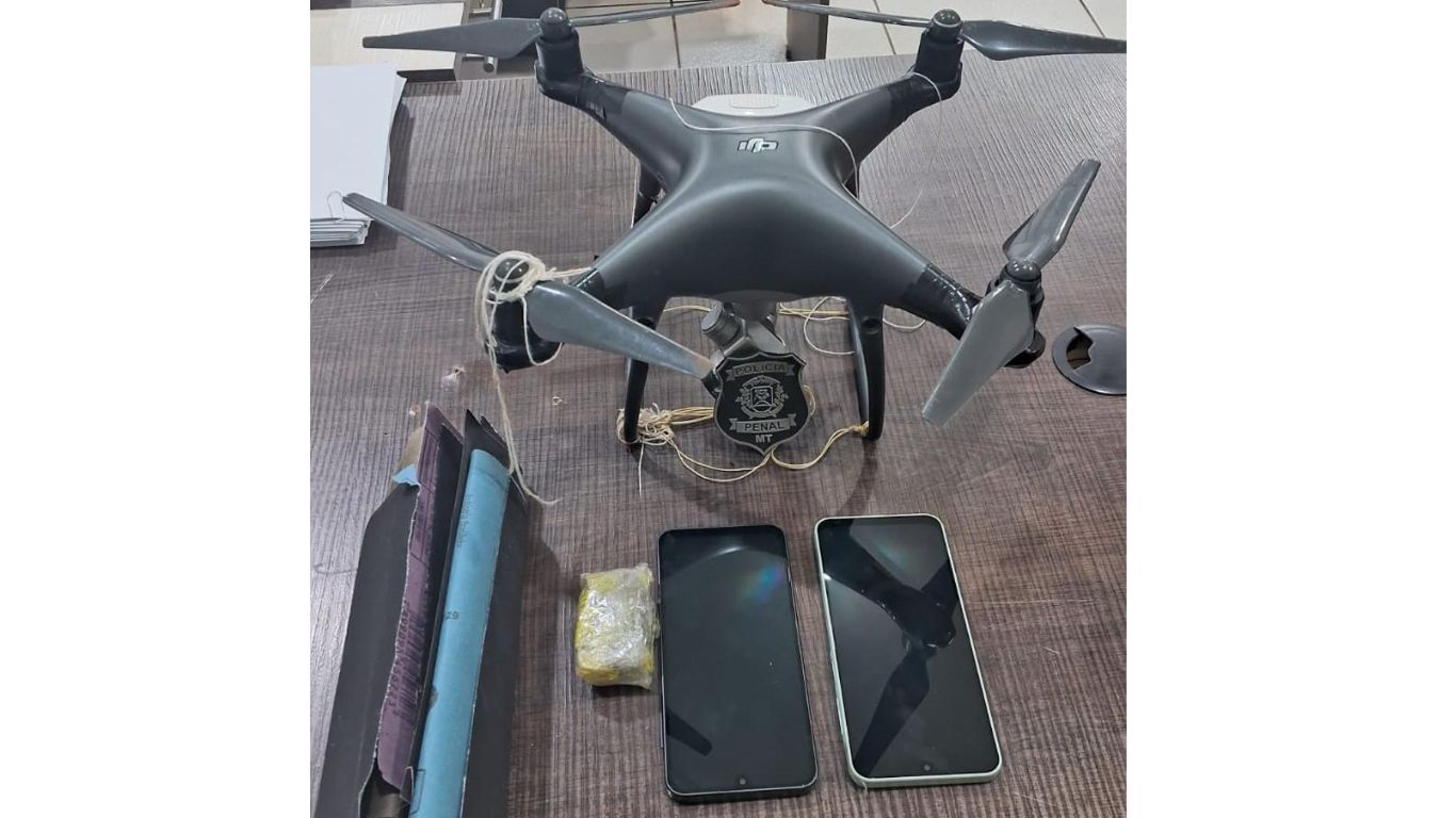 policia-penal-abate-mais-um-drone-e-evita-entrada-de-celulares-em-penitenciaria