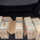 Caixas com dinheiro apreendidas pela PF